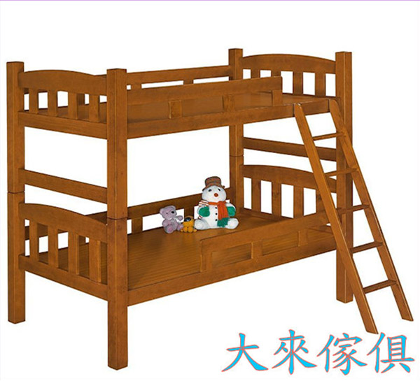W5-355-204_3.5尺松木全實木雙層床