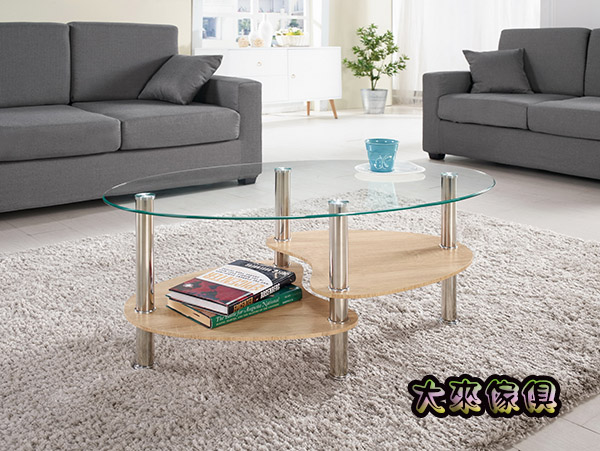 676-1467-1芬娜玻璃茶几