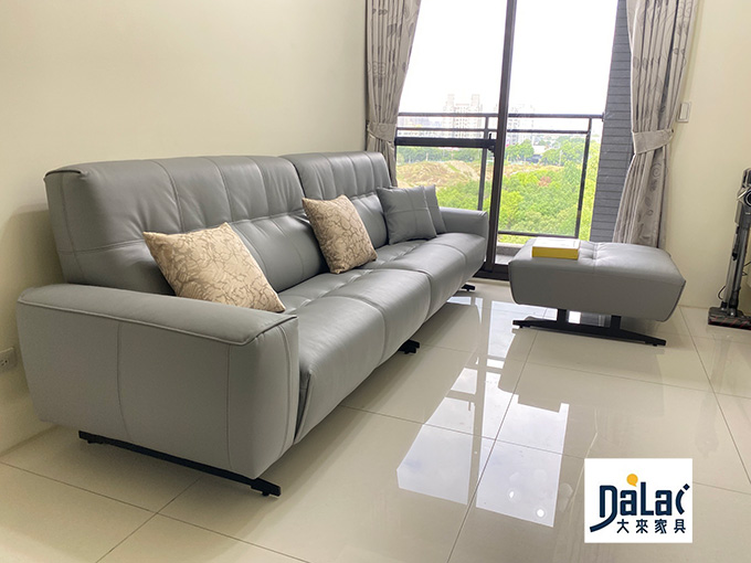 914-104半牛皮沙發