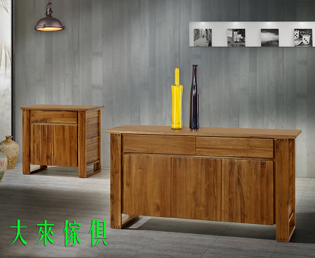 D31-241-305柚木餐櫃~只剩5尺