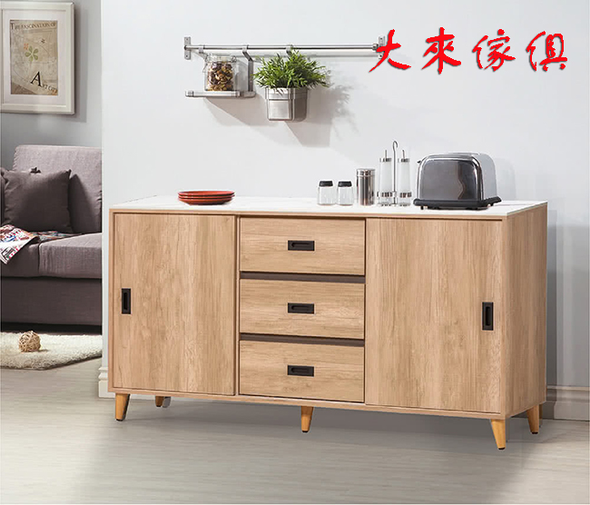 352-301淺木紋岩板餐櫃（3種尺寸）