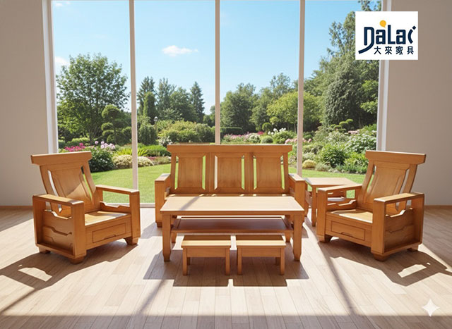 670-102官帽實木組椅